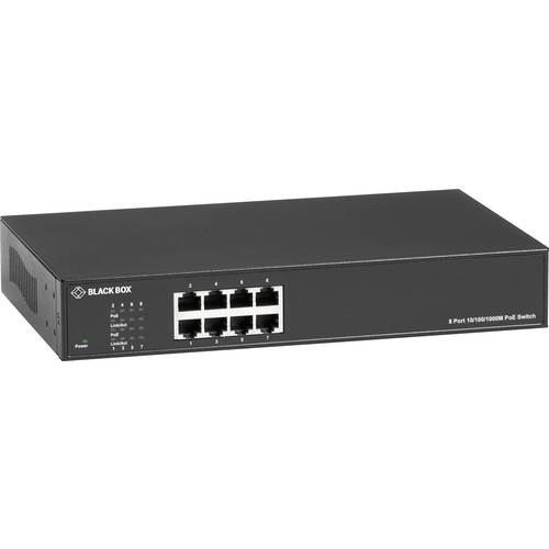 Black Box LPB1308A-R2 Switches & Bridges Black Box Lpb1300 Series Gigabit Ethernet Poe+ Switch - 8 Ports - Taa Compliant - 2 Layer Supported  Lpb1308ar2 822088135029