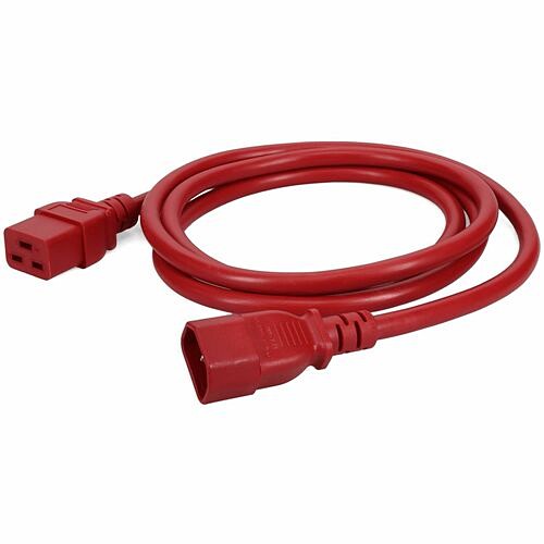 Addon ADD-C142C1914AWG6FTRD Power Cords Addon 6ft C14 Male To C19 Female 14awg 100-250v At 15a Red Power Cable - For Computer - 15 Gauge - 1 Addc142c1914awg6ftrd 195285028037