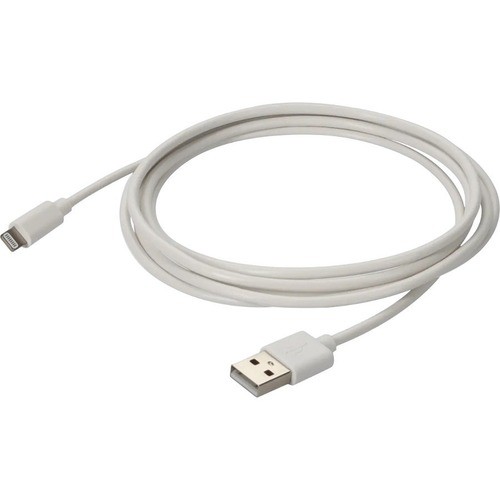 Addon USB2LGT2MW Cables Addon 2.0m (6.6ft) Usb 2.0 (a) Male To Lightning Male Sync And Charge White Cable - 6.56 Ft Lightnin 195285027733