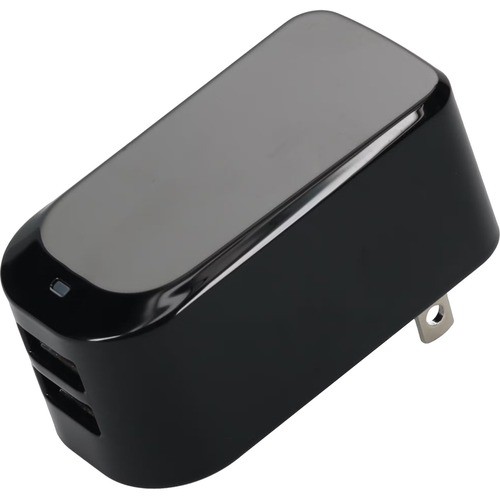 Addon USAC22USB5V21A Power Adapters Addon Wall Plug To 2x Usb 5v 2.1a For Us Black - This Is A Dual-port 5v 2.1a Black Usb Wall Charger. 195285027764