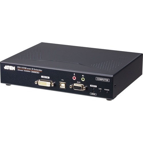Aten KE6900AT KVM Consoles/Extenders Aten Dvi-i Single Display Kvm Over Ip Transmitter - Wuxga - 1920 X 1200 Maximum Video Resolution - 1 672792011085
