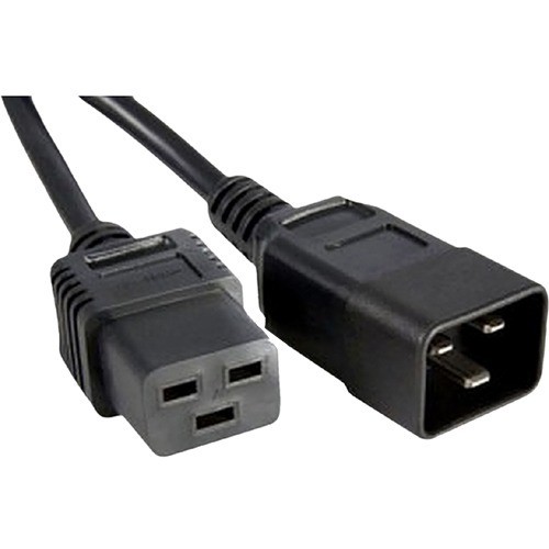 Enet Components C19C20-5F-ENC Power Cords Enet Standard Power Cord - 15 A - 6 Ft Cord Length - Iec 60320 C19 / Iec 60320 C20 (c19c20-5f-enc) C19c205fenc 762047582566