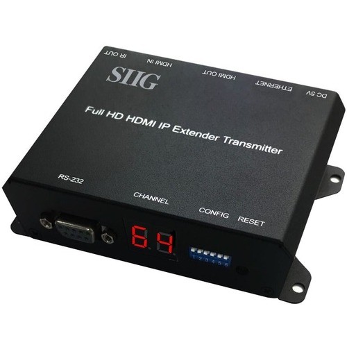 Siig CE-H26411-S1 KVM Consoles/Extenders Full Hd Hdmi Extender Over Ip With Poe/rs-232 And Ir - Encoder (tx) - Works With Decoder Of Ce-h26511- Ceh26411s1 662774043685