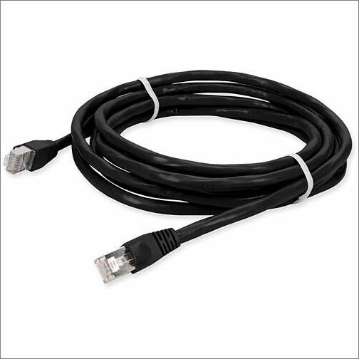 Addon ADD-1FCAT6S-BK Cables Addon 1ft Black Cat 6 Shielded Pvc Ethernet Cable Snagless Bubble Boot Rj-45 M/m - 1 Ft Category 6 N Add1fcat6sbk 821456170631