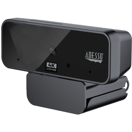 Adesso CYBERTRACKH6 WebCams 4k Ultra Hd Usb Webcam With Built-in Dual Microphone And Privacy Shutter Cover 783750010757