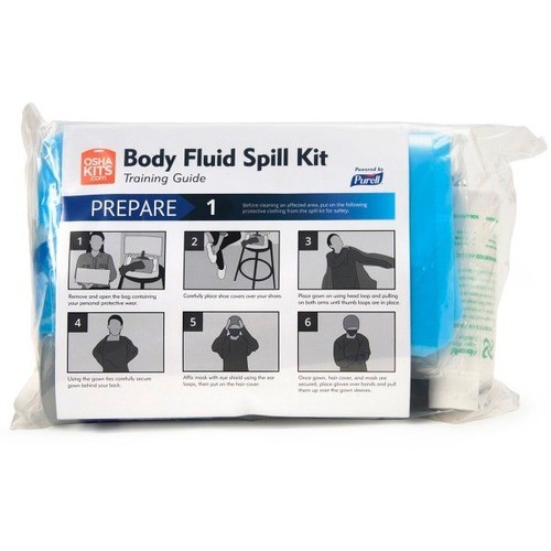 Gojo Industries, Inc 384102RFL Miscellaneous Kits Body Fluid Spill Kit Refill For Clam Shell Carrier GOJ384102RFL 073852514261