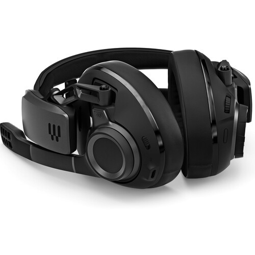 Beringstraat Tijdig camouflage EPOS SENNHEISER GSP 670 Gaming Headset - Stereo - USB Type A - Wireless -  Bluetooth - 32.8 ft - 10 Hz - 23 kHz - Over-the-head - Binaural -  Circumaural - Noise Cancelling, Bi-directional Microphone - Noise Canceling  - Black 1000233 840064400343