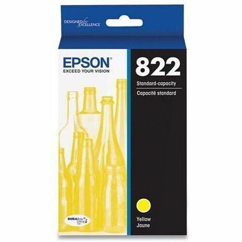 Epson T822420S Toners & Ink Cartridges Epson T822 Original Standard Yield Inkjet Ink Cartridge - Yellow - 1 Each - Inkjet - Standard Yield  EPST822420S 010343958913