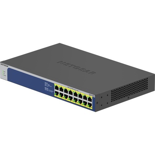 Netgear GS516PP-100NAS Switches & Bridges Netgear Gs516pp Ethernet Switch - 16 Ports - 2 Layer Supported - 316.10 W Power Consumption - 260 W  Gs516pp100nas 606449149241