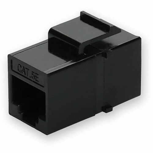 Addon ADD-C5EUCP-BK Connector Adapters Addon Rj-45 (female) To Rj-45 (female) Black Cat5e Utp Copper Connector - 1 Pack - 1 X Rj-45 Network Addc5eucpbk 195285065766