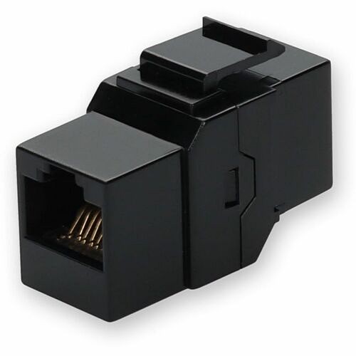 Addon ADD-C6UCP-BK Connector Adapters Addon Rj-45 (female) To Rj-45 (female) Black Cat6 Utp Copper Connector - 1 X Rj-45 Network Female -  Addc6ucpbk 195285065827
