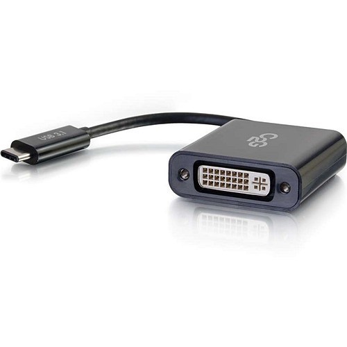 C2g 29483 Connector Adapters C2g Usb-c To Dvi-d Video Adapter Converter - Black - 1 Pack - Usb Type C - 1 X Dvi , 1 X Dvi-d , Dvi 803933242949