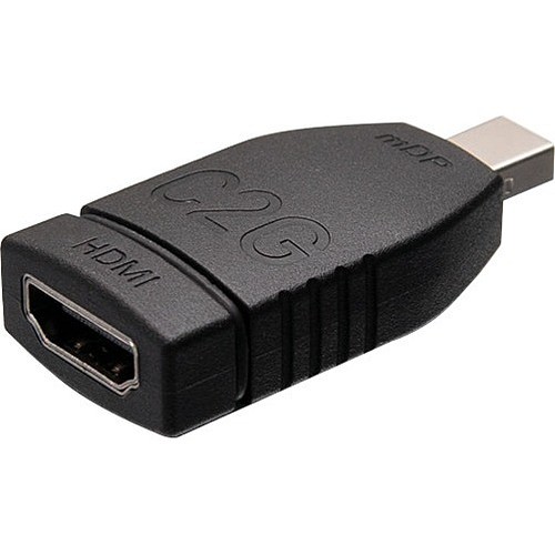 C2g 29875 Connector Adapters C2g Mini Displayport To Hdmi Adapter Converter - 4k 30hz - Nickel Connector - Gold-flash Contact - B 717068484221
