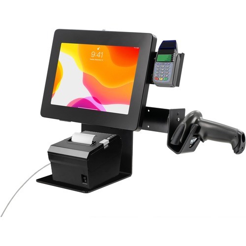 Cta Digital PAD-PARAPOS Mounting Kits Cta Digital Pos Station With Printer Stand, Magnetic Scanner, Card Reader Holder, And Black Universa Padparapos 656777019785