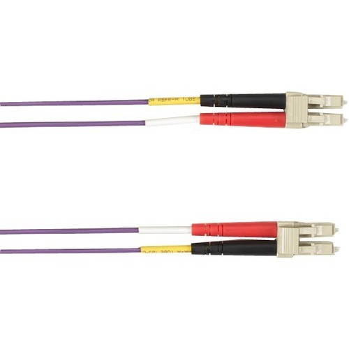 Black Box FOCMPM4-005M-LCLC-VT Cables Black Box Colored Fiber Om4 50/125 Multimode Fiber Optic Patch Cable - Ofnp Plenum - 16.40 Ft Fiber  Focmpm4005mlclcvt 822088180456
