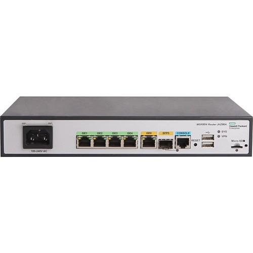 Hp JH296A#B2E Routers & Gateways Hpe Msr954 1gbe Sfp 2gbe-wan 4gbe-lan Cwv7 Router - 5 Ports - Management Port - 1.0 - Gigabit Ethern Jh296ab2e 889296338413