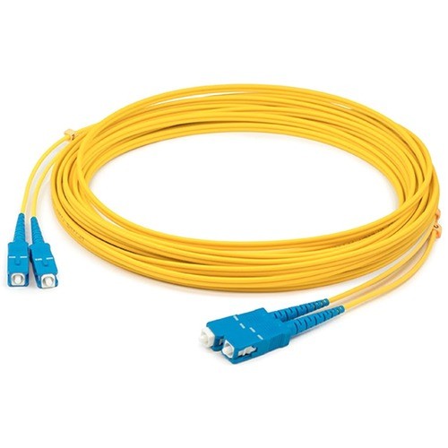 Addon ADD-SC-SC-30M9SMFLZ Cables Addon 30m Sc (male) To Sc (male) Straight Yellow Os2 Duplex Lszh Fiber Patch Cable - 98.40 Ft Fiber  Addscsc30m9smflz 821456129189