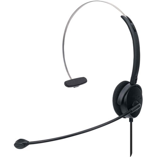 Manhattan 179867 Headsets/Earsets Manhattan Mono On-ear Headset (usb), Microphone Boom (padded), Retail Box Packaging, Adjustable Head 766623179867