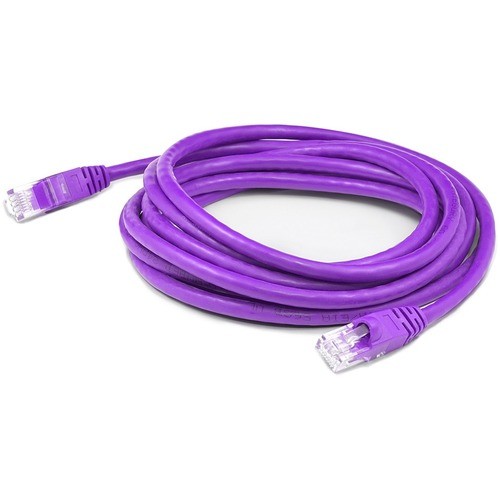 Addon ADD-10FSLCAT6-PE Cables Addon 10ft Purple Cat 6 Slim Pvc Ethernet Cable Snagless Clear-claw Rj-45 M/m - 10 Ft Category 6 Net Add10fslcat6pe 821456059684