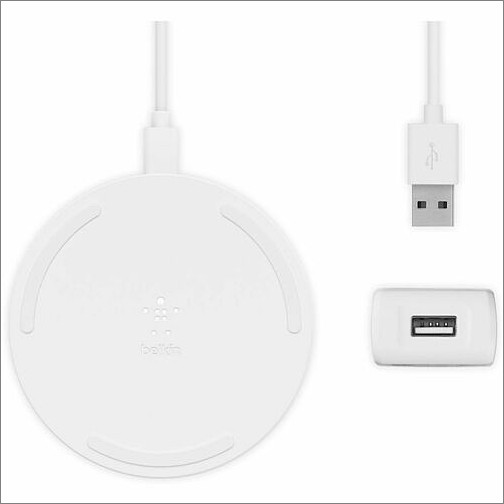 Belkin WIA002TTWH Chargers Belkin Boostanduarr;charge Induction Charger (wia002ttwh) 745883798612