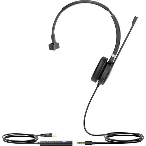 Yealink 1308010 Headsets/Earsets Yealink Uh36 Headset - Mono - Mini-phone (3.5mm), Usb Type A - Wired - 20 Hz - 20 Khz - On-ear - Mon 