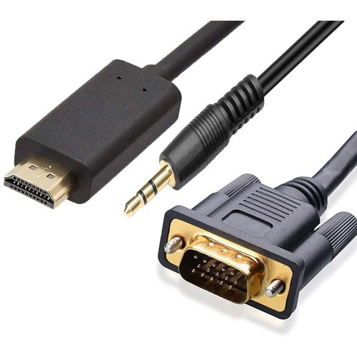 4xem 4XHDMIVGA6FT Cables 4xem 6 Ft Hdmi To Vga With 3.5mm Audio - 6 Ft Hdmi/vga A/v Cable For Notebook, Gaming Console, Xbox, 873791020263