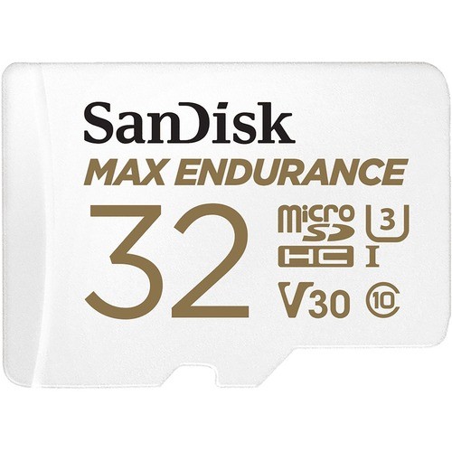 Sandisk SDSQQVR-032G-AN6IA Memory Cards Sandisk Max Endurance 32 Gb Class 10/uhs-i (u3) Microsdhc - 1 Pack - 100 Mb/s Read - 40 Mb/s Write - Sdsqqvr032gan6ia 619659178475