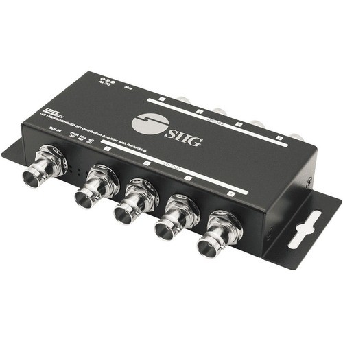 Siig CE-SD0H11-S1 Signal Splitters/Amplifiers Siig 1x8 12g Sdi Distribution Amplifier - 70m - Built-in Re-clocking And Equalization Features Taa Com Cesd0h11s1 662774044293