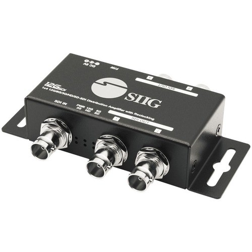 Siig CE-SD0G11-S1 Signal Splitters/Amplifiers Siig 1x4 12g Sdi Distribution Amplifier - 70m - Built-in Re-clocking And Equalization Features Taa Com Cesd0g11s1 662774044286