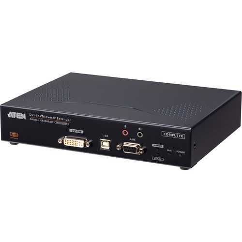 Aten KE6900AIT KVM Consoles/Extenders Aten Ke6900ait Dvi-i Single Display Kvm Over Ip Transmitter With Internet Access - 1 Computer(s) - 1 672792012136