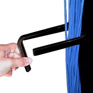 Panduit CMVDR1S Cable Management Panduit Vertical D-ring - D-ring - Black - 1 (cmvdr1s) 818275086618