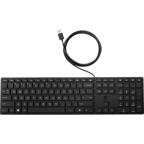 Hp 9SR37AA#ABA Keyboards & Keypads Hp Wired Desktop 320k Keyboard - Cable Connectivity - Usb Interface - Desktop Computer - Windows - P 9sr37aaaba 194721888068