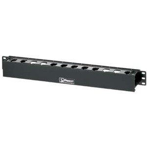Panduit WMPLFSE Cable Management Panduit Patchlink Horizontal Cable Manager - Cable Manager - Black - 1u Rack Height X 19" Panel Widt 074983378012
