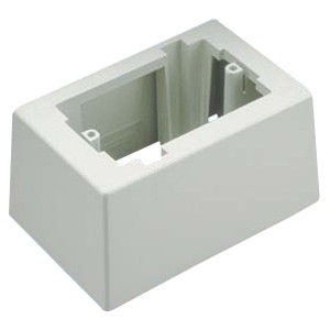 Panduit JB1DWH-A Faceplates & Mounting Boxes Panduit Pan-way Low Voltage Surface Mount Box - 1-gang - White (jb1dwh-a) Jb1dwha 074983582938