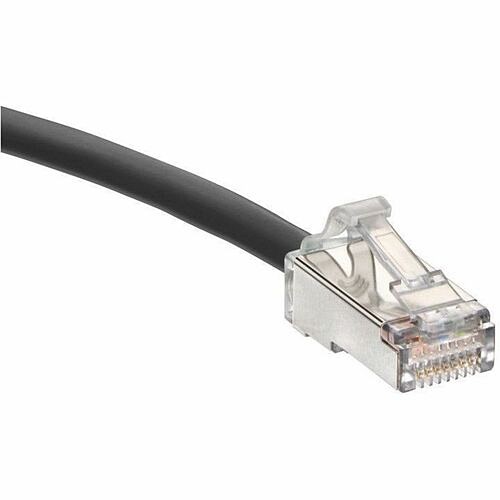 Leviton H6A10-20E Cables Cat 6a Small Diameter High-flex Patch Cord, 20 Ft (6.1 M), Black H6a1020e 078477801390