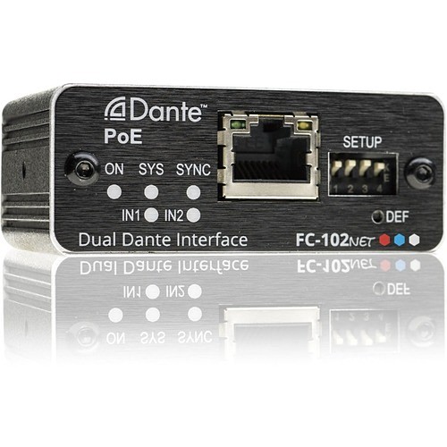 Kramer Electronics FC-102NET Video Capturing Cards Kramer 2-channel Dante Encoder And Poe Acceptor - Functions: Video Encoding - Rj-45 - Network (rj-45)  Fc102net 