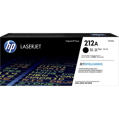 Hp W2120A Toners & Ink Cartridges Hp 212a Original Toner Cartridge - Black - Laser - Standard Yield - 5500 Pages - 1 Pack (w2120a) 194441428858