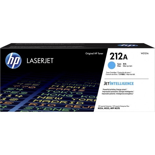 Hp W2121A Toners & Ink Cartridges Hp 212a Original Toner Cartridge - Cyan - Laser - Standard Yield - 4500 Pages - 1 Pack (w2121a) 194441428865