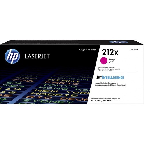 Hp W2123X Toners & Ink Cartridges Hp 212x Original Toner Cartridge - Magenta - Laser - High Yield - 10000 Pages - 1 Pack (w2123x) 194441428926