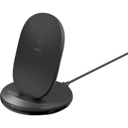 Belkin WIB002TTBK Chargers Belkin 15w Wireless Charging Stand + Qc 3.0 24w Wall Charger - Input Connectors: Usb (wib002ttbk) 745883810321