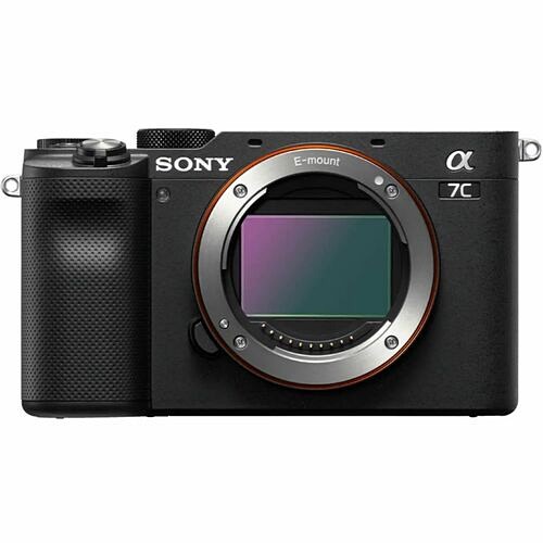 Sony ILCE7C/B Digital Cameras Sony Pro Alpha Ilce-7c 24.2 Megapixel Full Frame Sensor Mirrorless Camera Body Only - Black - Exmor  Ilce7cb 027242920576
