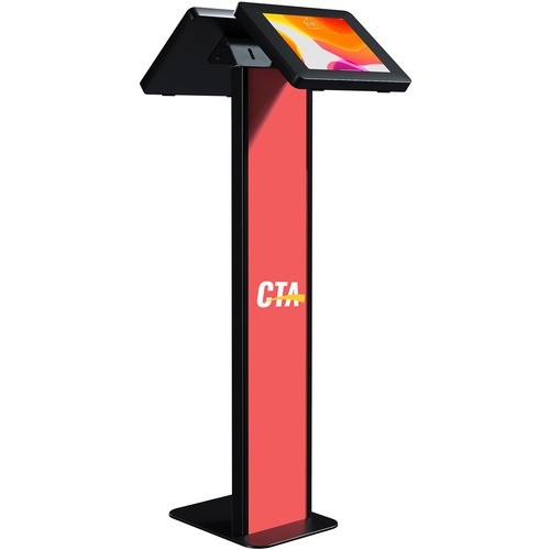 Cta Digital PAD-PARAF2 Stands & Cabinets Cta Digital Customizable Dual Enclosure Locking Floor Stand Kiosk With Graphic Card Slot For Brandin Padparaf2 656777018955