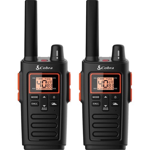 Cobra RX380 Walkie Talkies/Radios Cobra Rx380 Frs 2-way Radios, Pair - 40 Radio Channels - Upto 168960 Ft - Noaa Weather Radio, Built- 810026630231