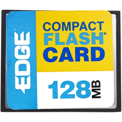 Edge Memory PE179465 Memory Cards Edge Tech 128mb Digital Media Compactflash Card - 128 Mb (pe179465) 017978000062