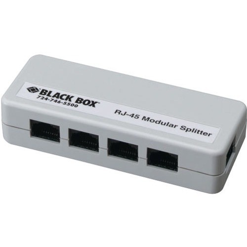 Black Box FM800-R2 Signal Splitters/Amplifiers Black Box Rj-45 Modular Splitter, 5-position, 8 X 8, Unshielded, A Pinning - Network (rj-45) (fm800- Fm800r2 013269128583