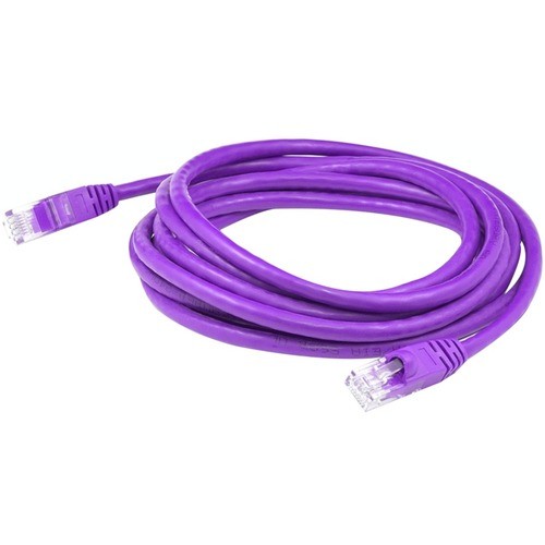 Addon ADD-10FCAT6S-PE Cables Addon 10ft Purple Cat 6 Shielded Pvc Ethernet Cable Snagless Bubble Boot Rj-45 M/m - 10 Ft Category  Add10fcat6spe 821456740476
