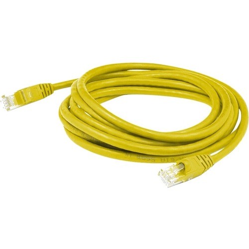 Addon ADD-2FCAT6A-YW Cables Addon 2ft Yellow Cat 6a Pvc Ethernet Cable Snagless Bubble Boot Rj-45 M/m - 2 Ft Category 6a Network Add2fcat6ayw 821456734925