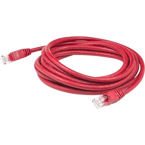 Addon ADD-7FCAT6A-RD Cables Addon 7ft Red Cat 6a Pvc Ethernet Cable Snagless Bubble Boot Rj-45 M/m - 7 Ft Category 6a Network Ca Add7fcat6ard 821456737971