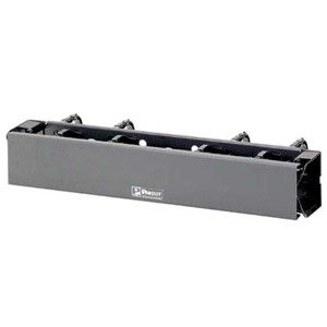 Panduit CMPH1 Cable Management Panduit Open-access Horizontal Cable Manager - Cable Manager - Black - 1u Rack Height X 19" Panel Wi 074983783236