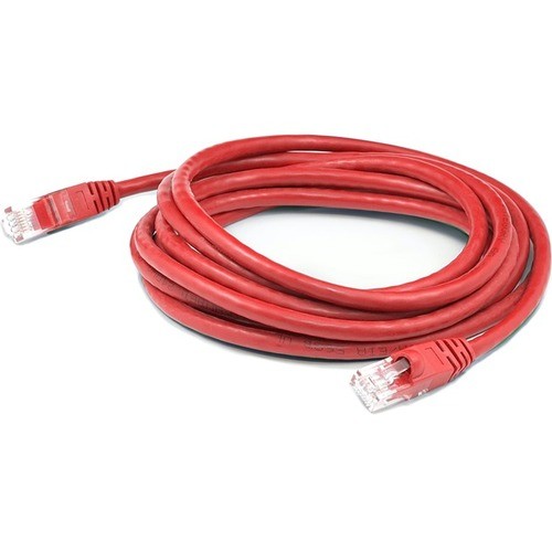 Addon ADD-10FCAT6A-RD Cables Addon 10ft Red Cat 6a Pvc Ethernet Cable Snagless Bubble Boot Rj-45 M/m - 10 Ft Category 6a Network  Add10fcat6ard 821456739401